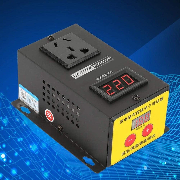 AC 220 V Spannungsregler 10000W Hochpräziser einstellbarer elektronischer Thyristor-Spannungsregler