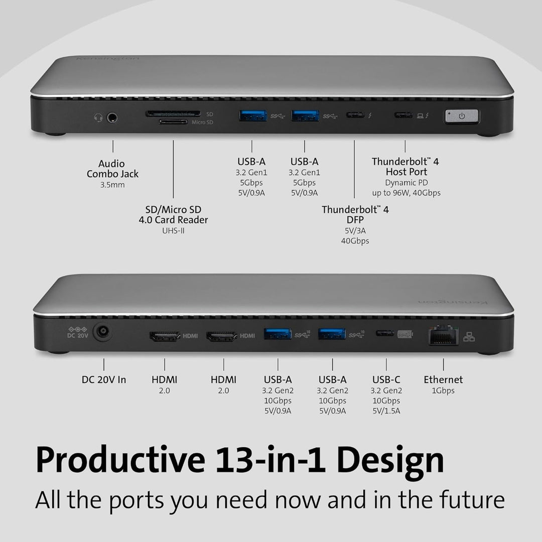 Kensington Docking Station SD5760T Thunderbolt 4