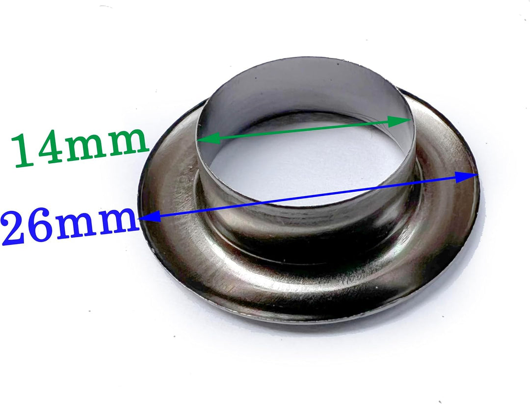Ösenzange set Aussenwerbung Ösen Set mit Werkzeug Schwarz Φ14mm Ösen-Set Ösen-Set mit Ösen-Einstellw