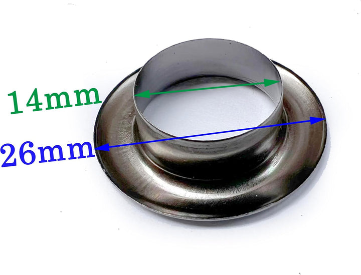 Ösenzange set Aussenwerbung Ösen Set mit Werkzeug Schwarz Φ14mm Ösen-Set Ösen-Set mit Ösen-Einstellw
