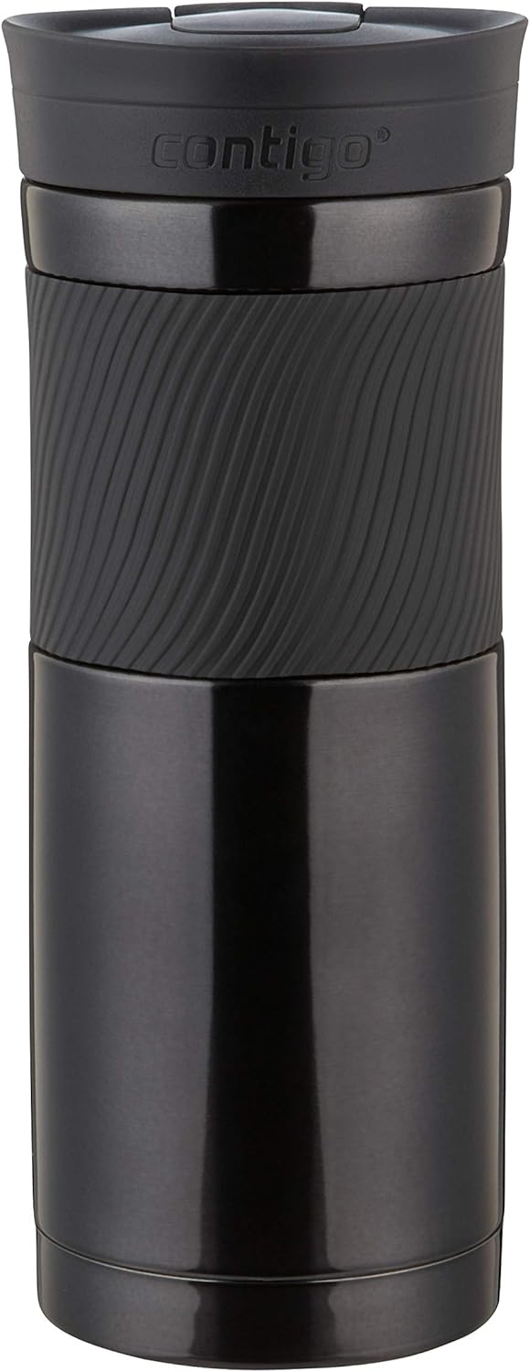 Contigo Snapseal Travel Mug Byron-Huron, Stainless Steel Thermal Vacuum Flask for hot and Cold Drink