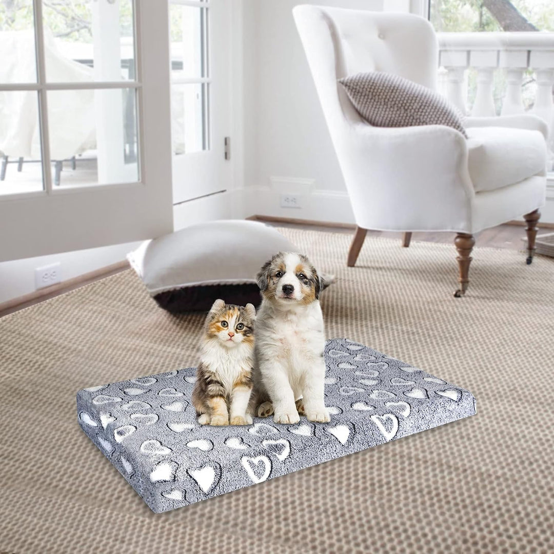 VANKEAN Hundebett Kleine Hunde Reversible kühl und warm, Hundematte Waschbar für Kiste mit Wasserdic