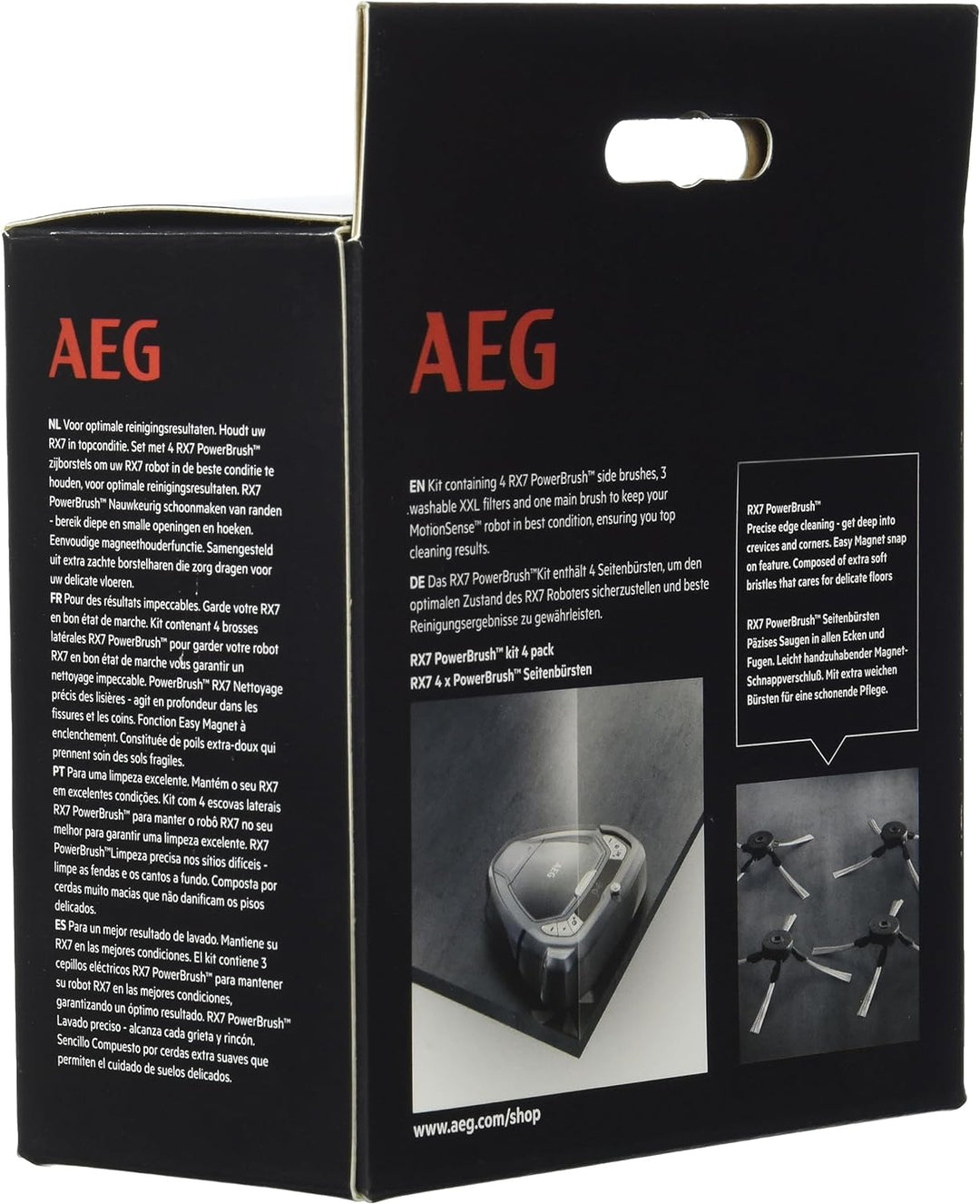 AEG ARSB1 PowerBrush Seitenbürsten, passend für AEG RX7 Saugroboter