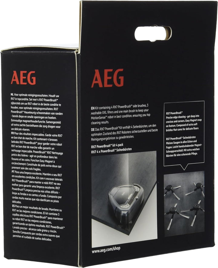 AEG ARSB1 PowerBrush Seitenbürsten, passend für AEG RX7 Saugroboter