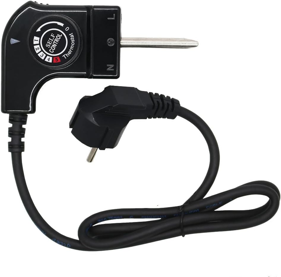 Anakel Home Kabel für elektropfanne Grillplatte, Thermostat für Princess, Kabel mit Thermostat für F