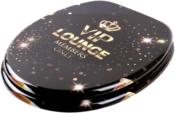 Sanilo WC Sitz, viele schöne schwarze Toilettendeckel zur Auswahl, hochwertige und stabile Qualität