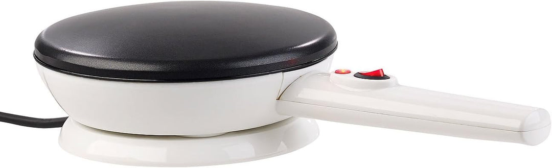 Rosenstein & Söhne Crepes Maker: Kabelloser Crêpes-Maker, Anti-Haft, Temperatur-Automatik, 20 cm, 80