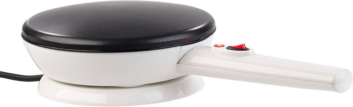 Rosenstein & Söhne Crepes Maker: Kabelloser Crêpes-Maker, Anti-Haft, Temperatur-Automatik, 20 cm, 80