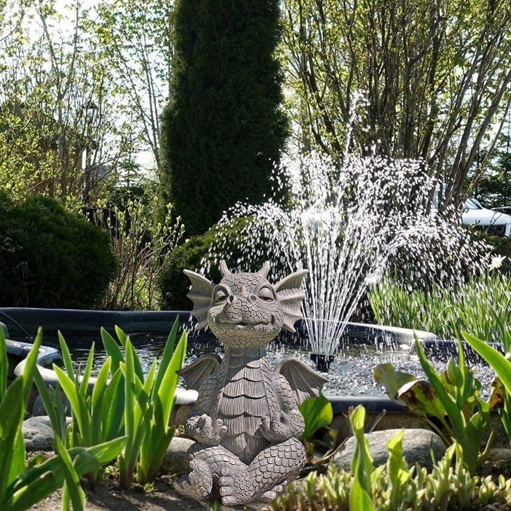 Tianbi Drachen Statue Wohnkultur Harz Zen Yoga Drachen Garten Dekoration Drachen Buddha Kunst Skulpt