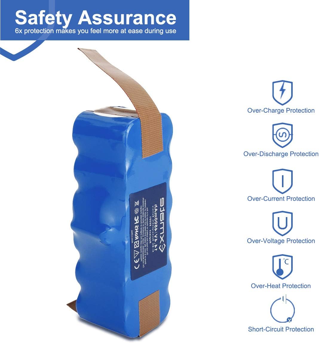 Exmate 14.4V 4.8Ah Akku für Roomba 500 510 520 530 532 535 540 545 550 552 555 560 562 570 580 581 5