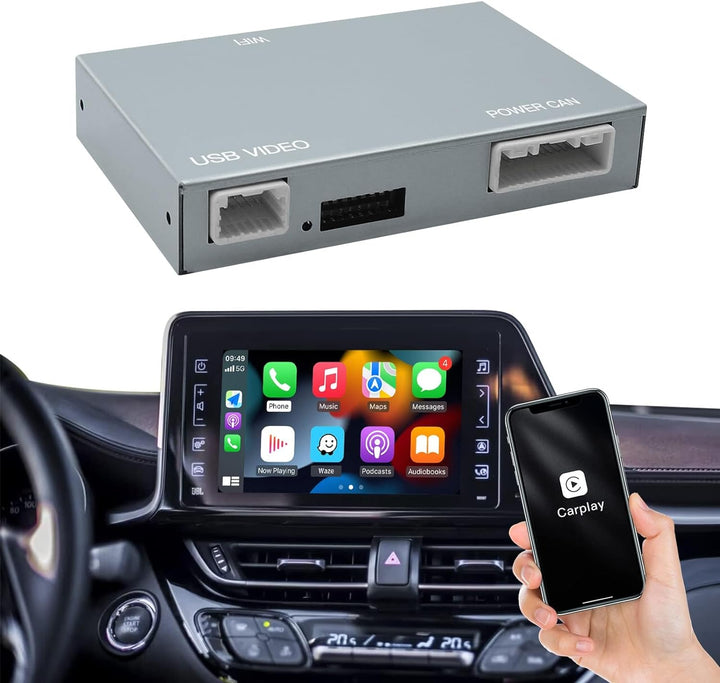 CARabc Wireless Carplay Android Auto Adapter für Toyota mit Entune2.0 2014-2019, Passend für Tundra/