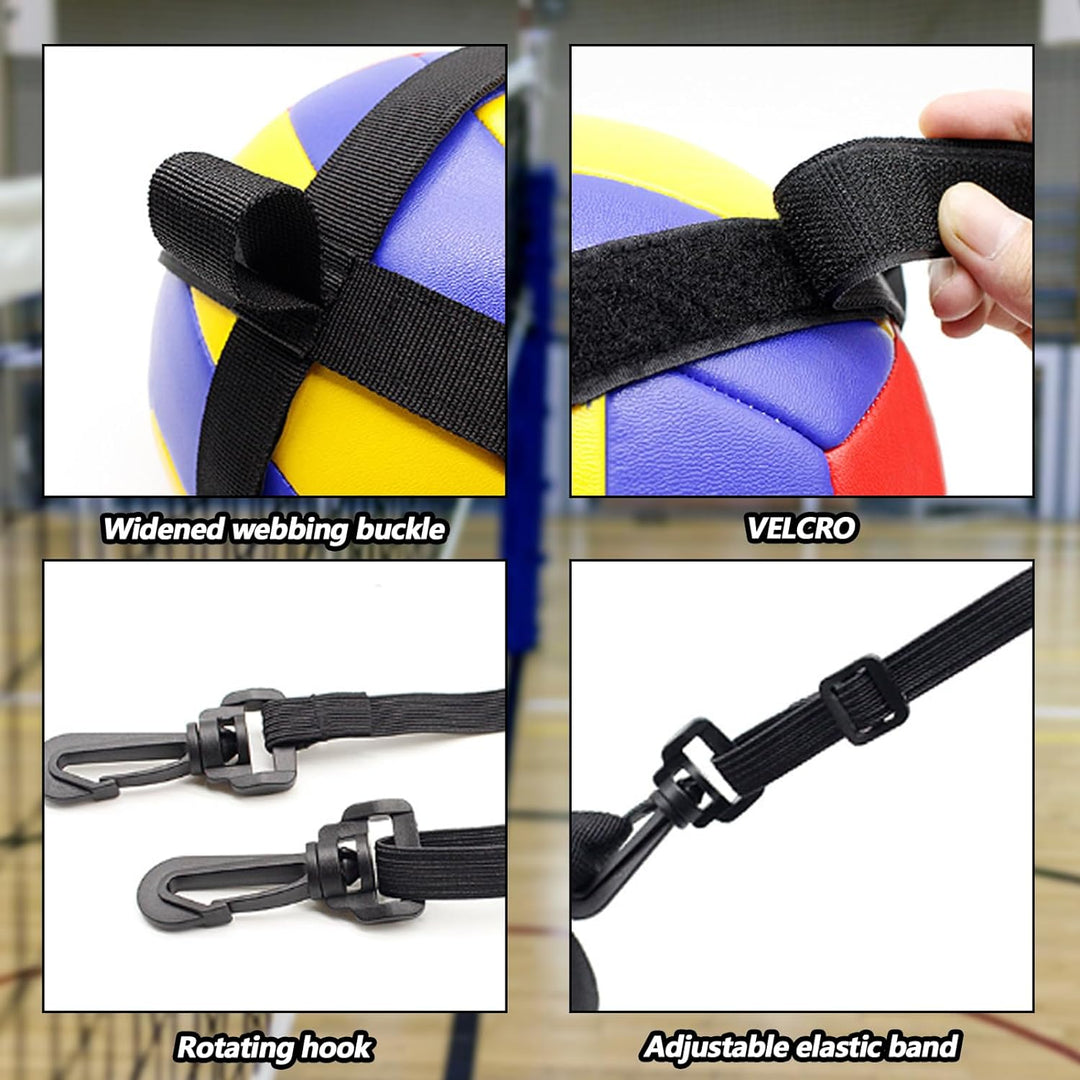 Aisny Volleyball Trainingsgeräte Set, Volleyball Zubehör Resistance Band Widerstandsgürtel Verstellb