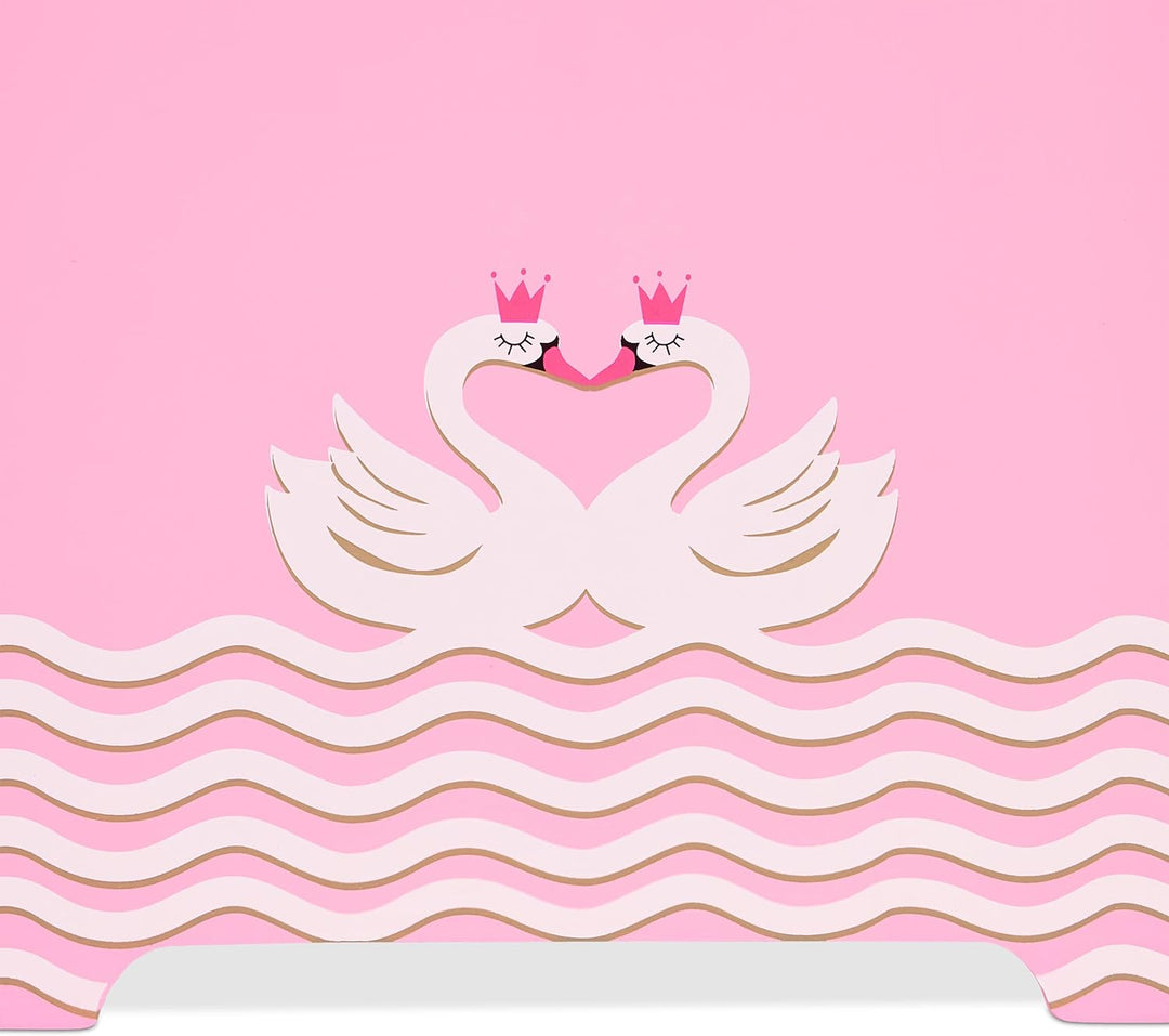 Relaxdays Kinderregal, HBT: 60 x 42,5 x 30 cm, 5 Fächer, MDF, Aufbewahrungsregal Kinderzimmer, Spiel