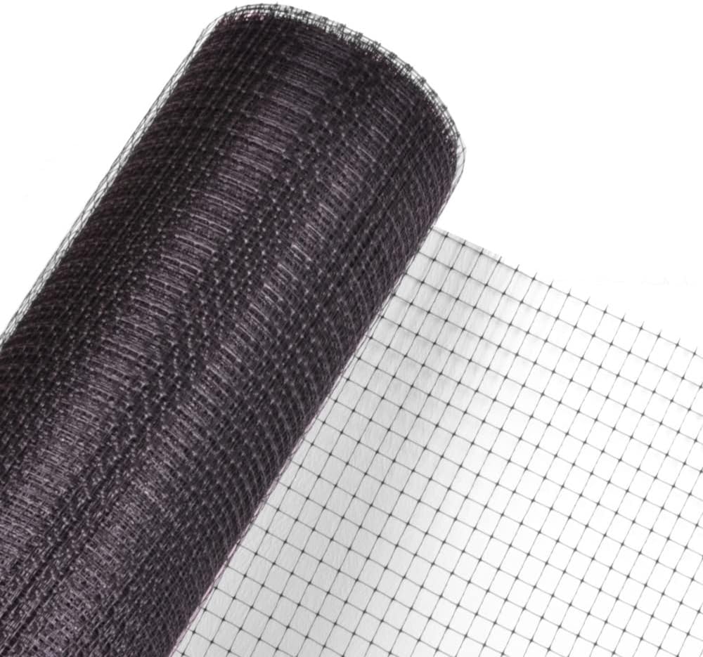 Maulwurfnetz Maulwurfsperre Gartennetz Maulwurfbekämpfung Rasen Rollrasen schwarz Rasengitter Versch