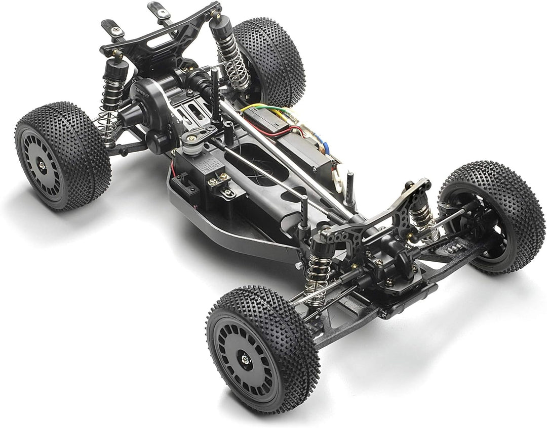 Tamiya 300158370 1:10 Dark Impact 4WD Buggy DF-03, ferngesteuertes Auto, RC Fahrzeug, Modellbau, Bau