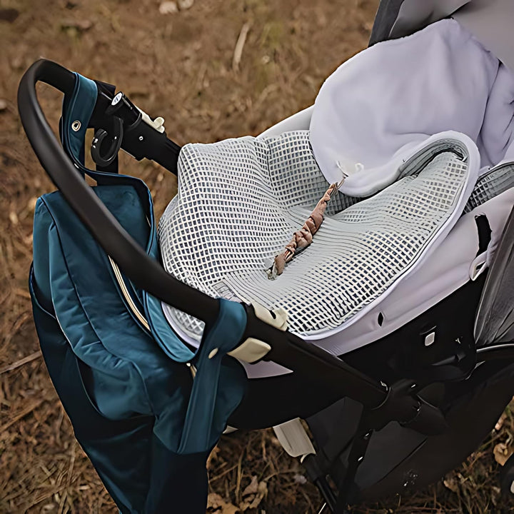 MIMUSELINA Kinderwagensack Winter - Kinderwagen Decke Winter für Neugeborene - Kinderwagendecke Baby