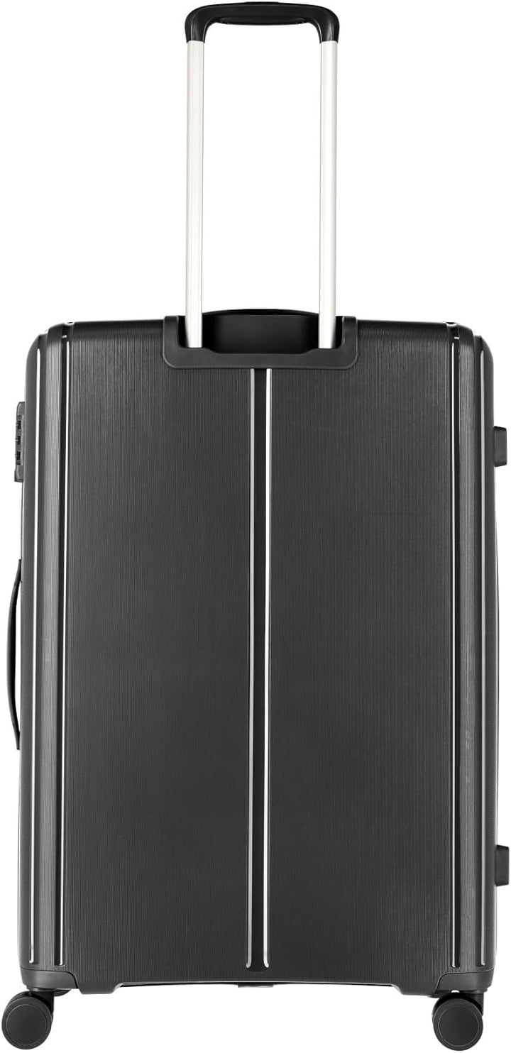 Travelite Vaka - 4-Rollen-Trolley 75 cm L black Schwarz, Schwarz