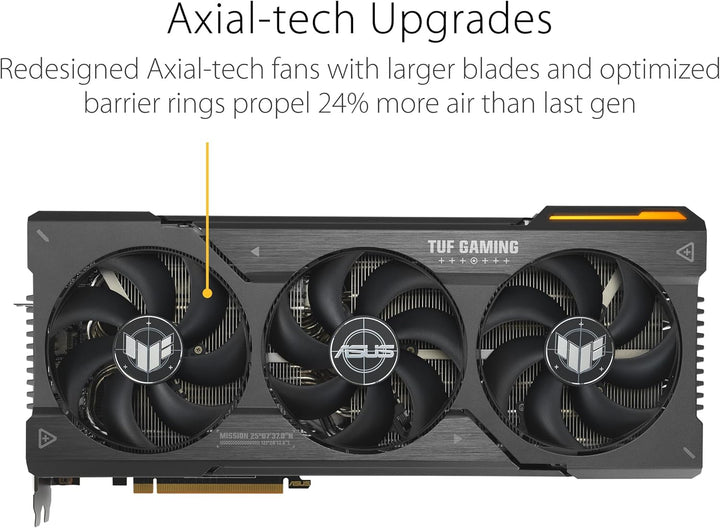 ASUS TUF Gaming Radeon RX 7800 XT OC Edition 16GB GDDR6 Gaming Grafikkarte schwarz (AMD Radeon RX780