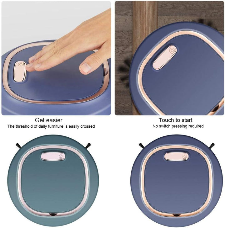 3-in-1 Saugroboter mit Wischfunktion,Staubsauger Roboter mit Starke 1500Pa Max Ansaugmodus,200ml Sta