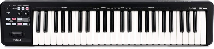 Roland A-49 Midi-Tastatur-Controller, leicht, 49 Tasten, Schwarz