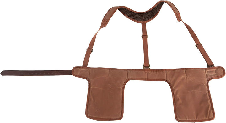 Tourbon Wachs-Segeltuch-Werkzeugtasche, Arbeitsschürze, Gürtel mit Hosenträgern