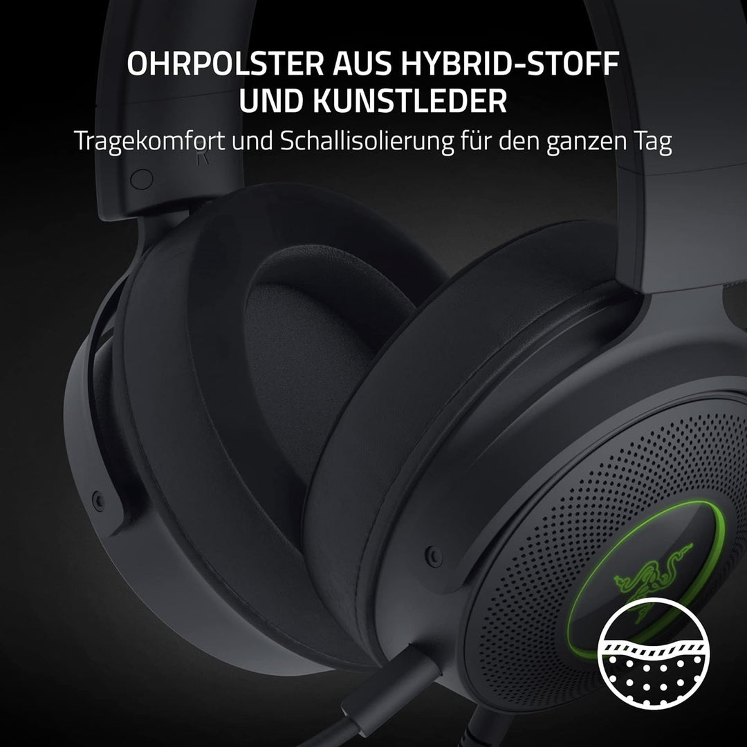 Razer Kraken Kitty Edition V2 Pro - Kabelgebundenes RGB-Headset mit austauschbaren Ohrhörern (Reakti