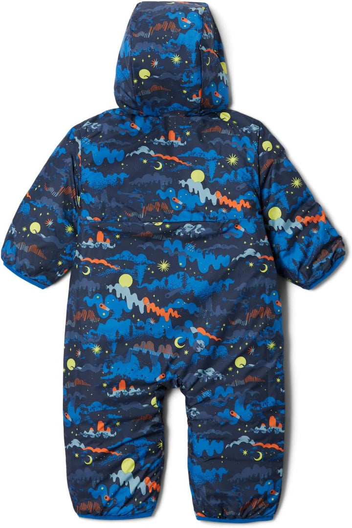 Columbia Unisex Baby Powder Lite Schneeanzug Strampler 3-6 Collegiate Navy, Bright Indigo, Dk Mtn, 3