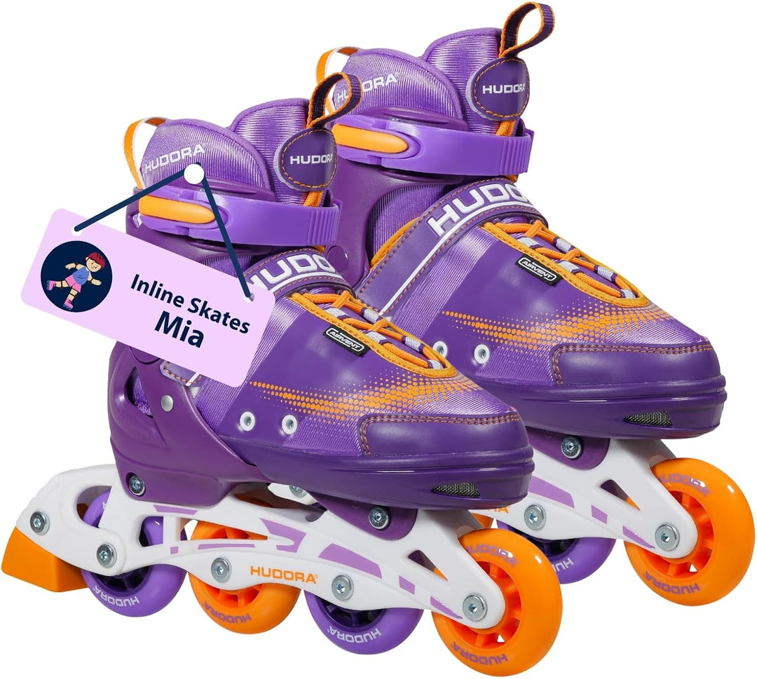 HUDORA Inline Skates Mia/Leon - Inliner für Kinder/Jugendliche & Erwachsene in versch. Grössen & Far