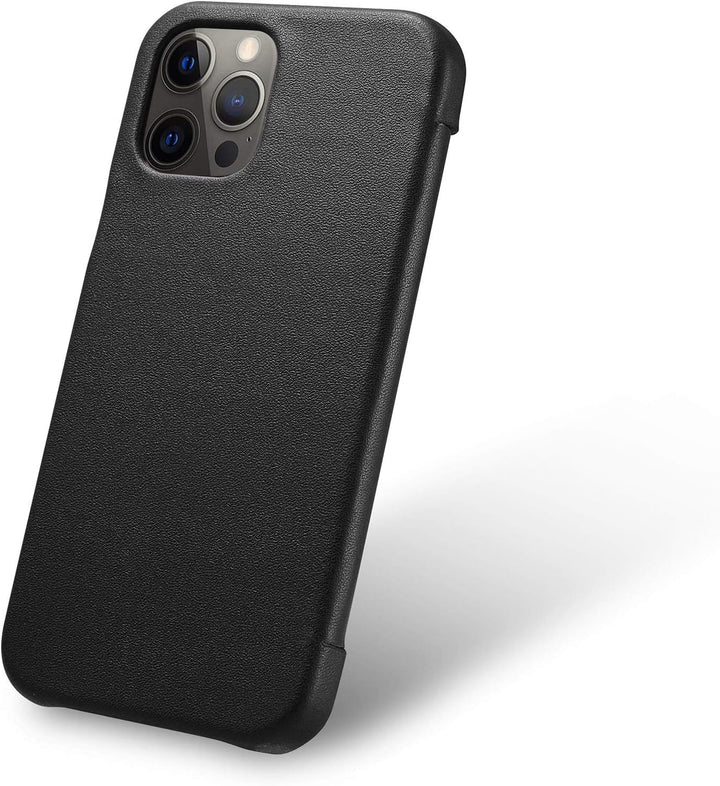 Mobiskin Hülle kompatibel mit Apple iPhone 12 PRO MAX (6,7 Zoll), Handyhülle mit echtem Leder, Case,