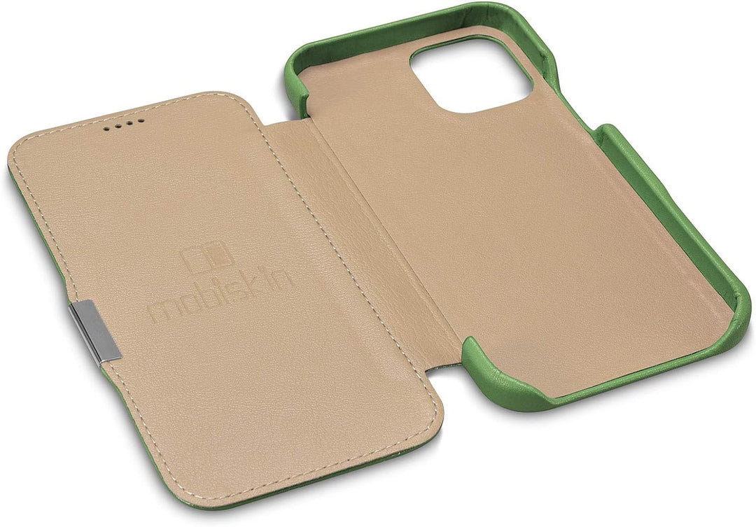 Mobiskin Hülle kompatibel mit Apple iPhone 12 PRO MAX (6,7 Zoll), Handyhülle mit echtem Leder, Case,