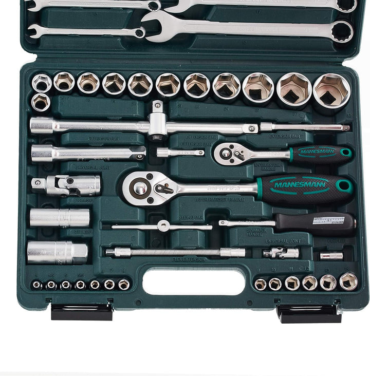 Mannesmann 82-tlg. Steckschlüsselsatz 1/4"+1/2", M29112