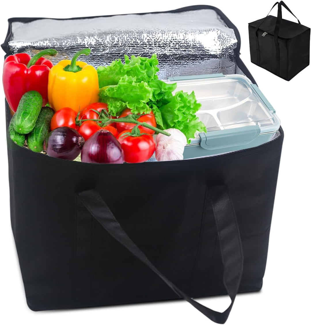 TOATELU 30L Kühltasche Picknicktasche Lunchtasche, Kühltasche für Lebensmitteltransport Liefertasche