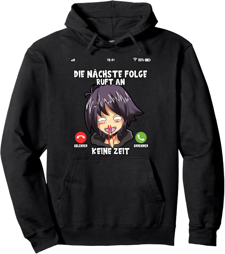 Anime Handy Anruf Die nächste Folge ruft Serie Film Otaku Pullover Hoodie
