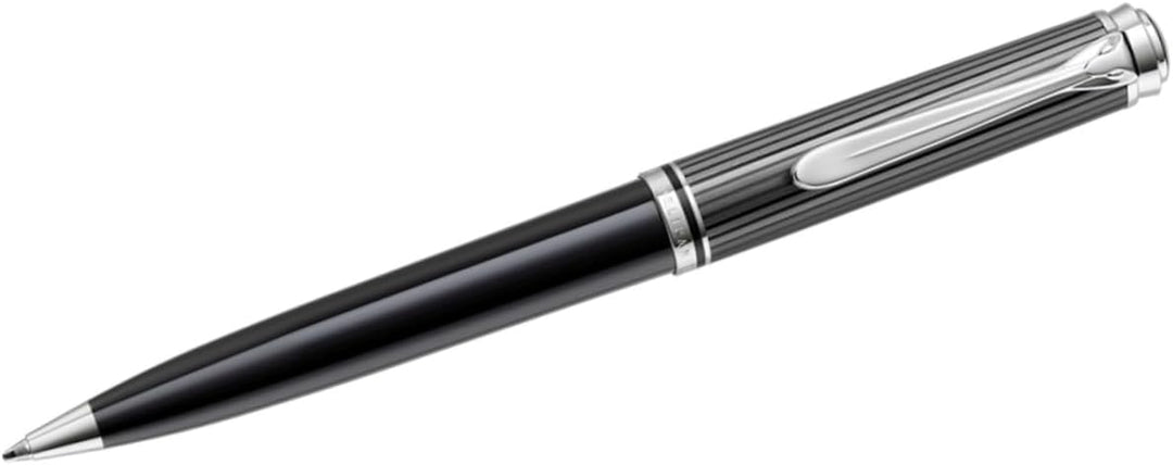 Pelikan 957506 Souverän Stresemann Drehkugelschreiber K805 in Faltschachtel, anthrazit, Kugelschreib