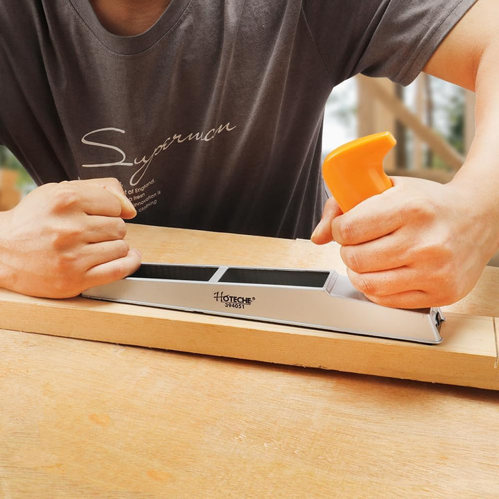 Hoteche Metall Feilenhobel 250 * 41MM - Hochwertiges Trockenbauwerkzeug aus Zinklegierung, 65Mn Stah