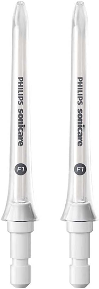 Philips Sonicare Standarddüse F1 für Mundduschen HX3042/00, Doppelpack; Mundwasser Flosser für die V