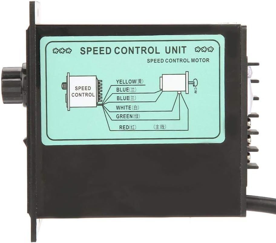 Elektrischer Getriebemotor, AC 220V 6W Einphasen-Asynchrongetriebemotor hohes Kraftmoment Einstellba
