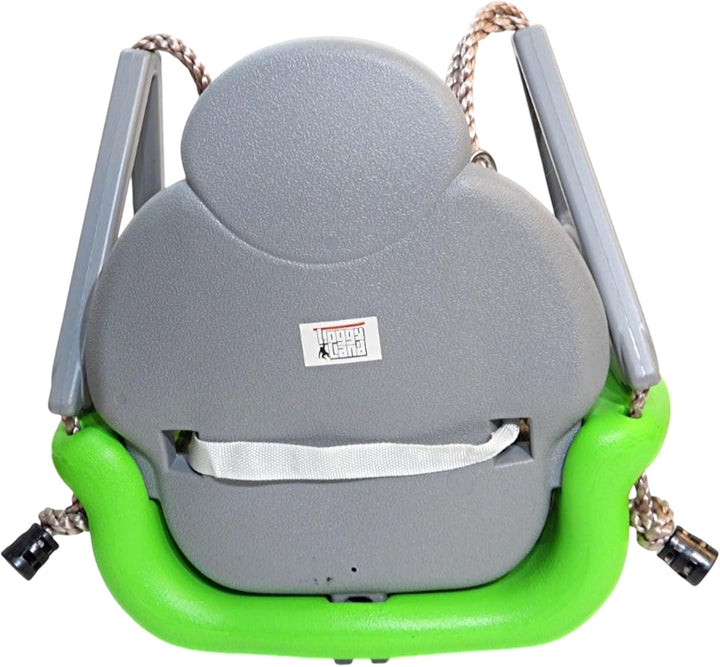 Loggyland Mitwachsender Babyschaukelsitz 3in1 von 3 bis 12 Jahre I Kleinkind I mitwachsend I grau ap