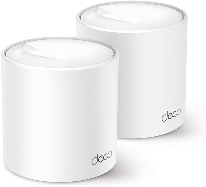 TP-Link Deco X50 Mesh WLAN Set (2 Pack), Wi-Fi 6 AX3000 Dual Band Router & Repeater, 3x Gigabit Port