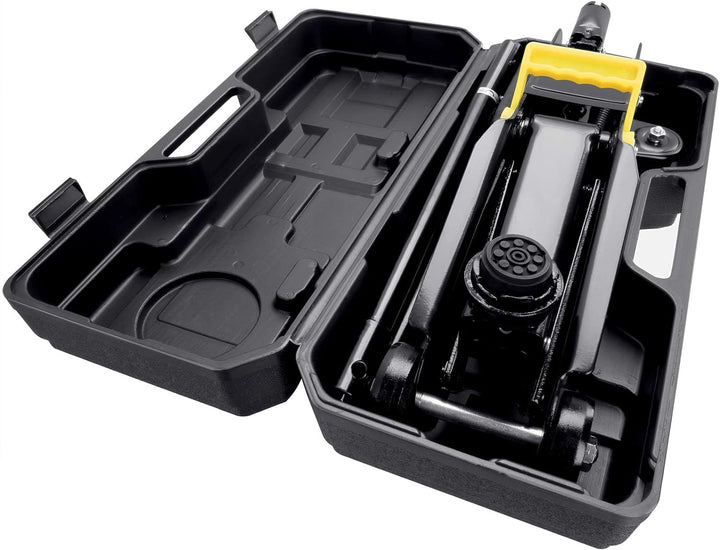 DEUBA® hydraulischer Wagenheber 2 Tonnen Hubhöhe 135-330mm inkl. Koffer inkl. Gummiauflage KFZ Auto