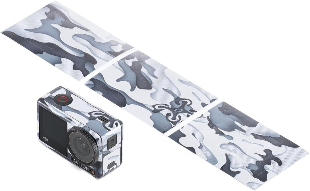 Osmo Action 4 Kamera-Schutzaufkleber (Blaue Tarnfarbe)