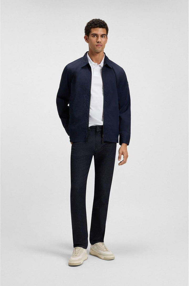 BOSS Herren H-Re.Maine Blaue Maine Regular-Fit Jeans aus bequemem Stretch-Denim 30W / 32L Dark Blue4