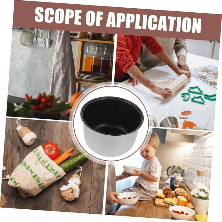 Ipetboom Reis Innentank Reiskocher Innentopf Reiskocher Ersatztopf Reiskochtopf Teil Zubehör Für 5 L