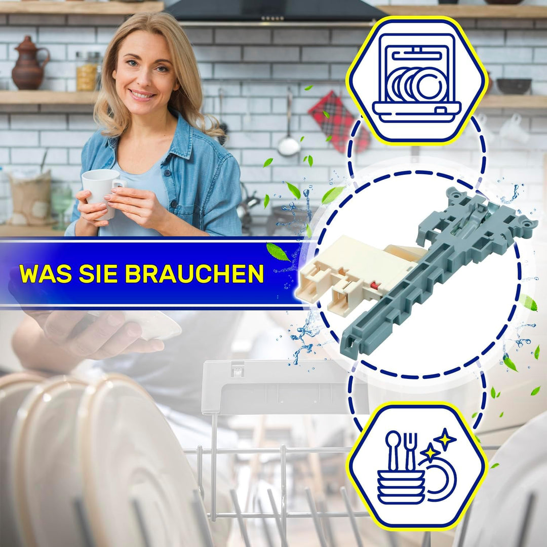Türschloss Geschirrspüler 10A 250V Hat den Originalcode 690074493 697690335 697690342 697690348 für