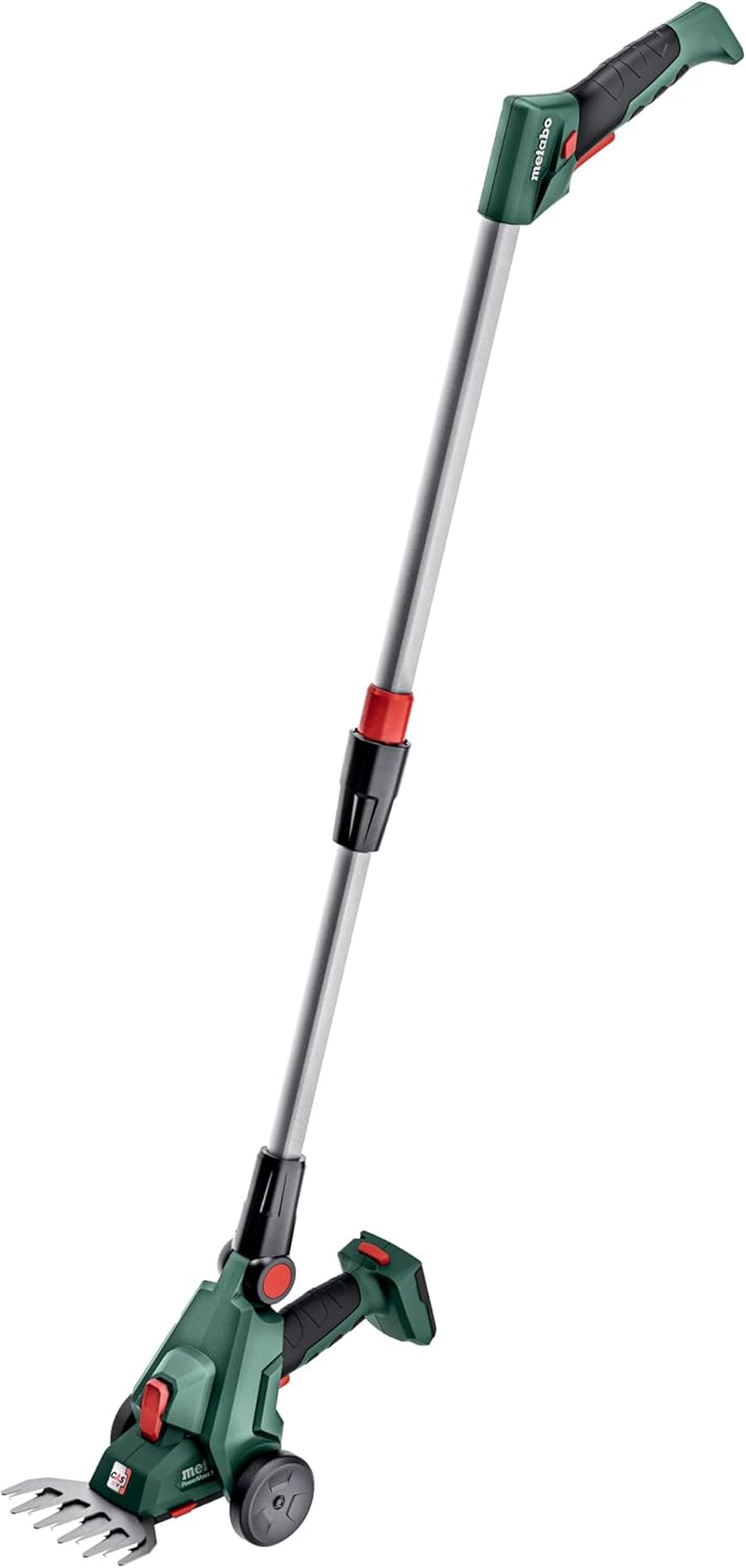 Metabo Teleskopstab (Länge 90-102 cm einstellbar, Arbeitswinkel um 125° verstellbar, Stab für rücken