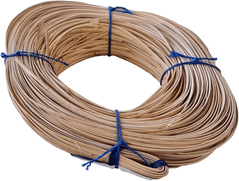 CSB-Center Stuhlflechtrohr Flechtrohr Halbglanzschiene für Stuhlflechtarbeiten - 250g Bund, 3,0mm Br