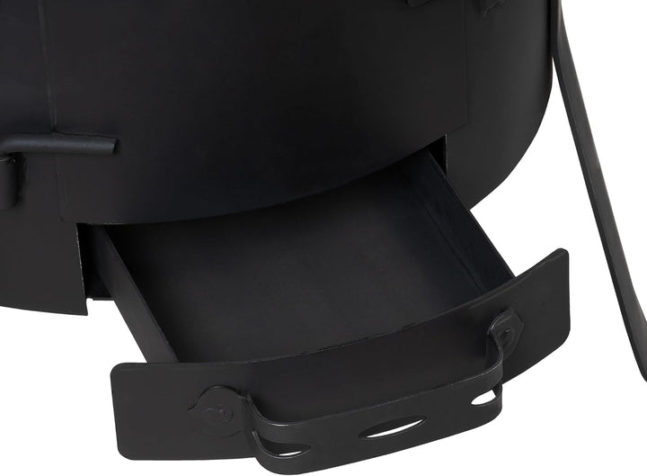 BBQ-Toro Gusseisen Kazan 19 Liter mit Kazan Ofen Ø 40 cm | XXL Gusstopf mit Deckel, Gusseisentopf |