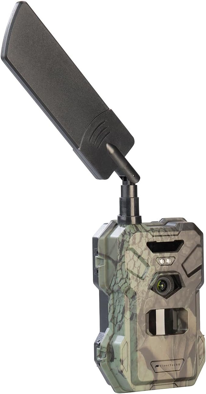 VisorTech Wildkamera mit Simkarte: 4G/LTE-Wildkamera mit 2K-Auflösung, 30 MP, PIR-Sensor, No-Glow-IR