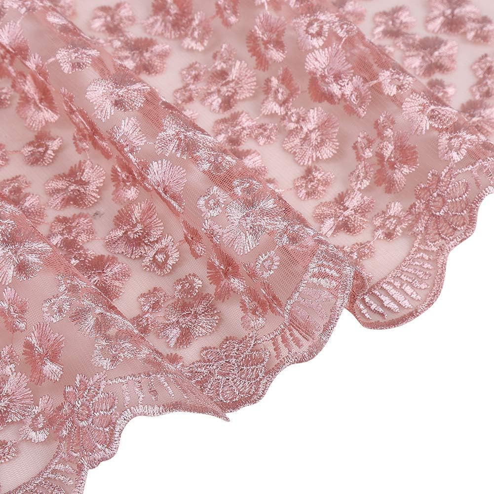 KOJOOIN Trachtenkleid Dirndl Kurz Damen Mid mit Spitzenschürze 2tlg. für Oktoberfest von Gr 34 bis 4