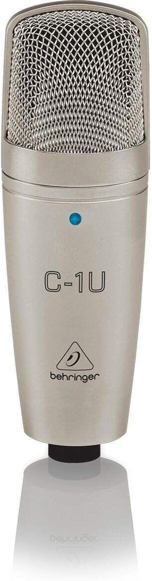 Behringer C-1U USB Studio-Kondensatormikrofon Hell Gold C-1U Single, Hell Gold C-1U Single